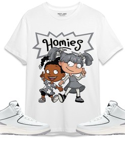 Jordan 2 Neutral Grey Unisex Shirt Homies Girl, Shirt To Match Sneaker