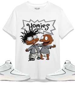 Jordan 2 Neutral Grey Unisex Shirt Homies, Shirt To Match Sneaker