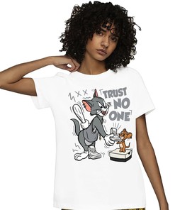 Jordan 2 Neutral Grey Unisex Shirt Trust No One Cat And Mouse, Shirt To Match Sneaker
