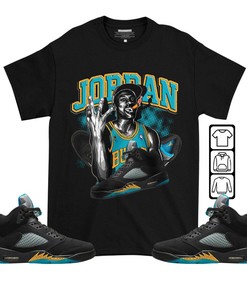 Jordan 23M Unisex Sneaker Shirt Match 2023 Retro Aqua 5s Tee, Jordan 5 Aqua T-Shirt, Hoodie, Sweatshirt