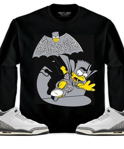 Jordan 3 Hide N Sneak Unisex Sweatshirt, Hoodie Shirts Bartman Simpson, Shirt To Match Sneaker