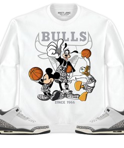 Jordan 3 Hide N Sneak Unisex Sweatshirt, Hoodie Shirts Disney Basketball, Shirt To Match Sneaker