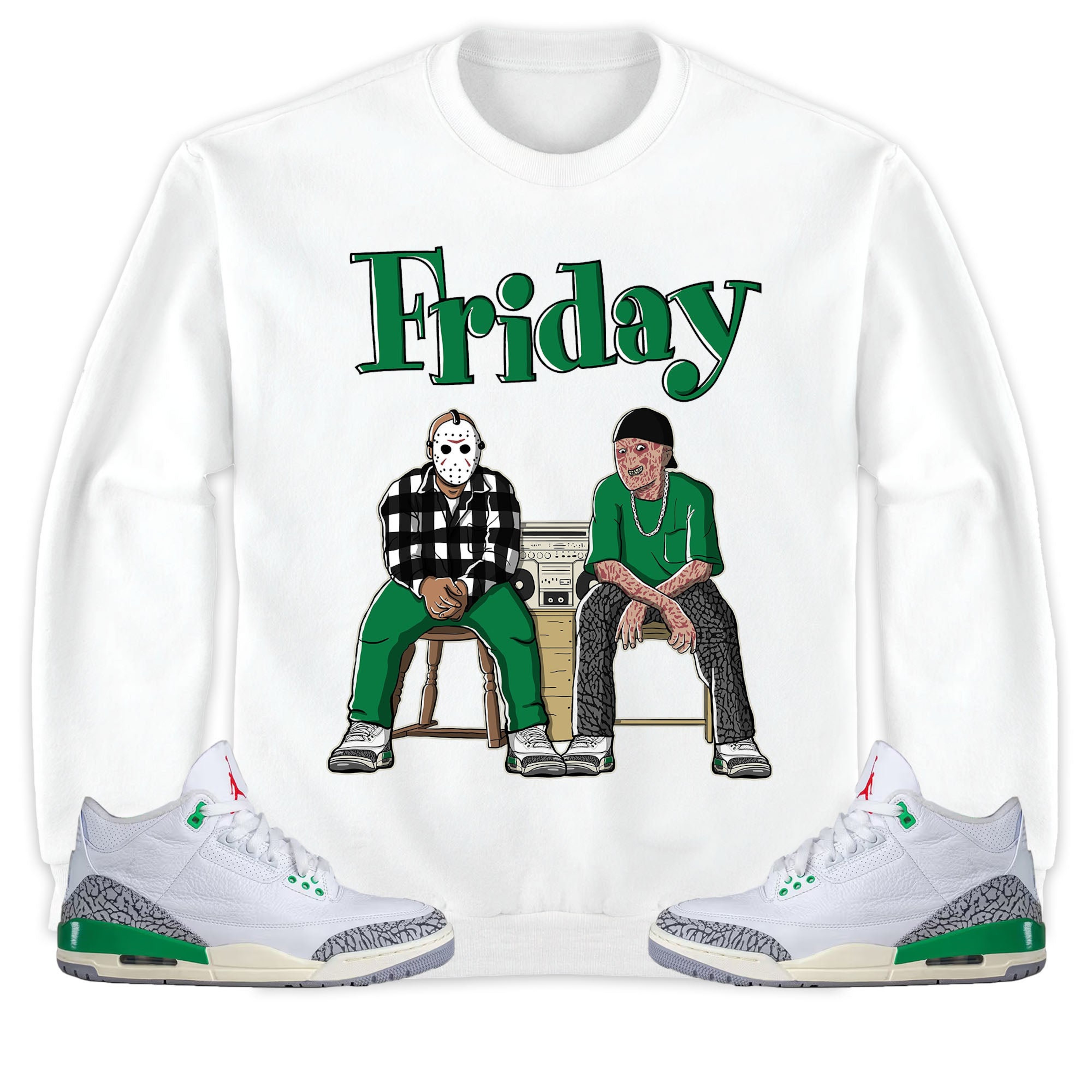 Jordan 3 Lucky Green Unisex Shirt Friday, Shirt To Match Sneaker