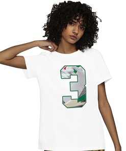 Jordan 3 Lucky Green Unisex Shirt Number 3 CM3, Shirt To Match Sneaker