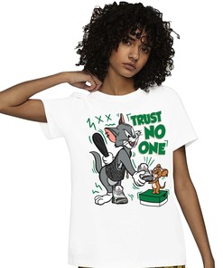 Jordan 3 Lucky Green Unisex Shirt Trust No One Cat And Mouse, Shirt To Match Sneaker