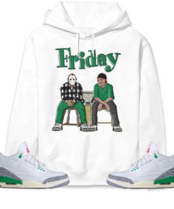 Jordan 3 Lucky Green Unisex Sweatshirt, Hoodie Friday, Shirt To Match Sneaker