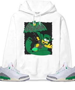 Jordan 3 Lucky Green Unisex Sweatshirt, Hoodie Shirts Bartman Simpson, Shirt To Match Sneaker