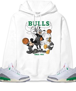 Jordan 3 Lucky Green Unisex Sweatshirt, Hoodie Shirts Disney Basketball, Shirt To Match Sneaker