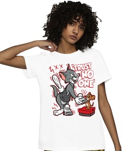 Jordan 3 Retro Fire Red 2022 Unisex Shirt Trust No One Cat And Mouse, Shirt To Match Sneaker