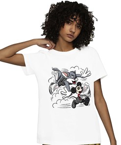 Jordan 3 White Cement Reimagined Unisex Shirt Cat And Mouse Chasing, Shirt To Match Sneaker