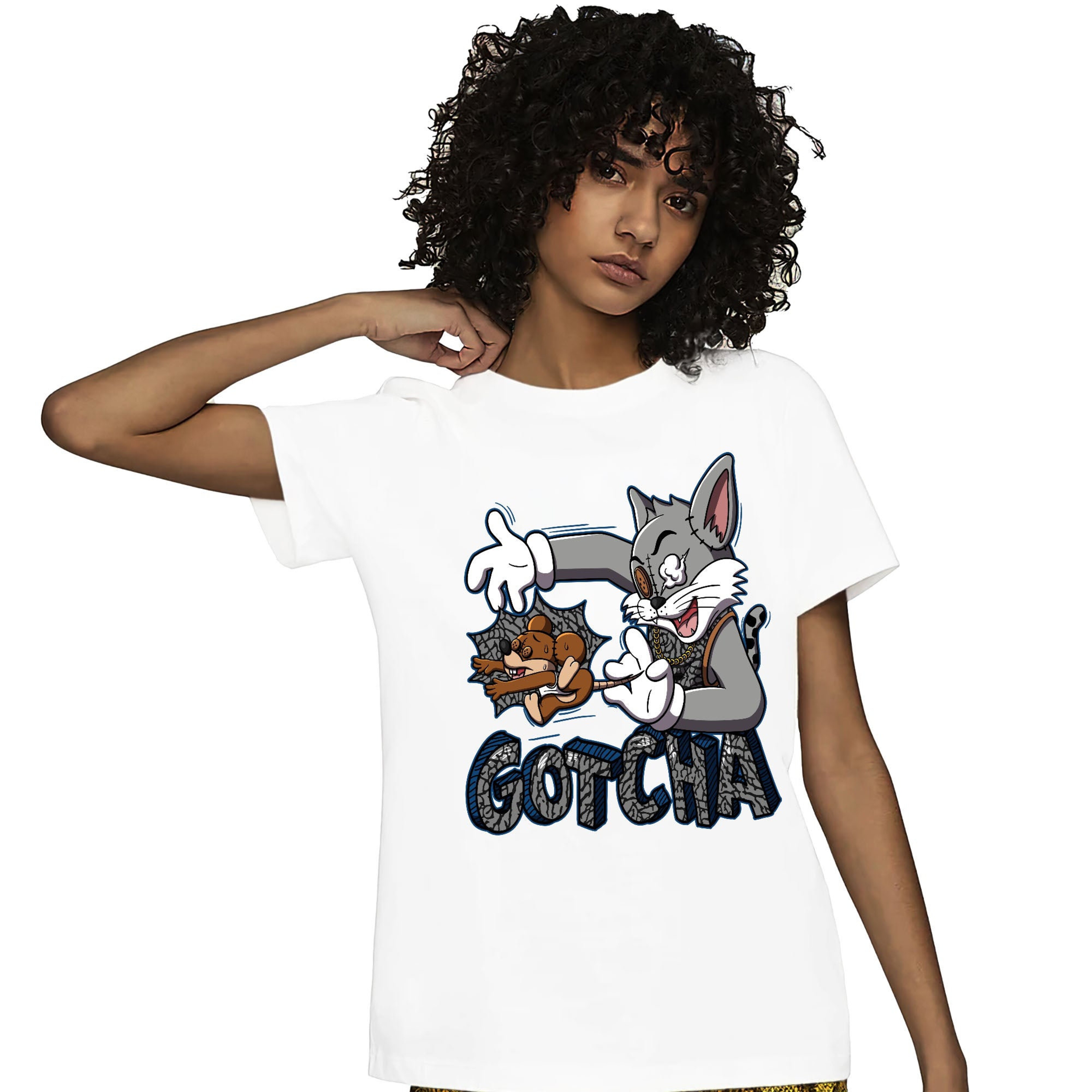 Jordan 3 Wizards Unisex Shirt Gotcha Cat And Mouse, Shirt To Match Sneaker