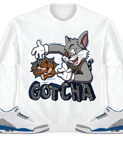 Jordan 3 Wizards Unisex Shirt Gotcha Cat And Mouse, Shirt To Match Sneaker