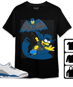 Jordan 3 Wizards Unisex Shirt, Hoodie Sweatshirt Bartman Simpson, Shirt To Match Sneaker