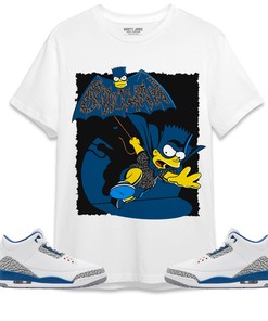 Jordan 3 Wizards Unisex Shirt, Hoodie Sweatshirt Bartman Simpson, Shirt To Match Sneaker