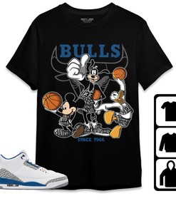 Jordan 3 Wizards Unisex Shirt, Hoodie Sweatshirt Disney Basketball, Shirt To Match Sneaker