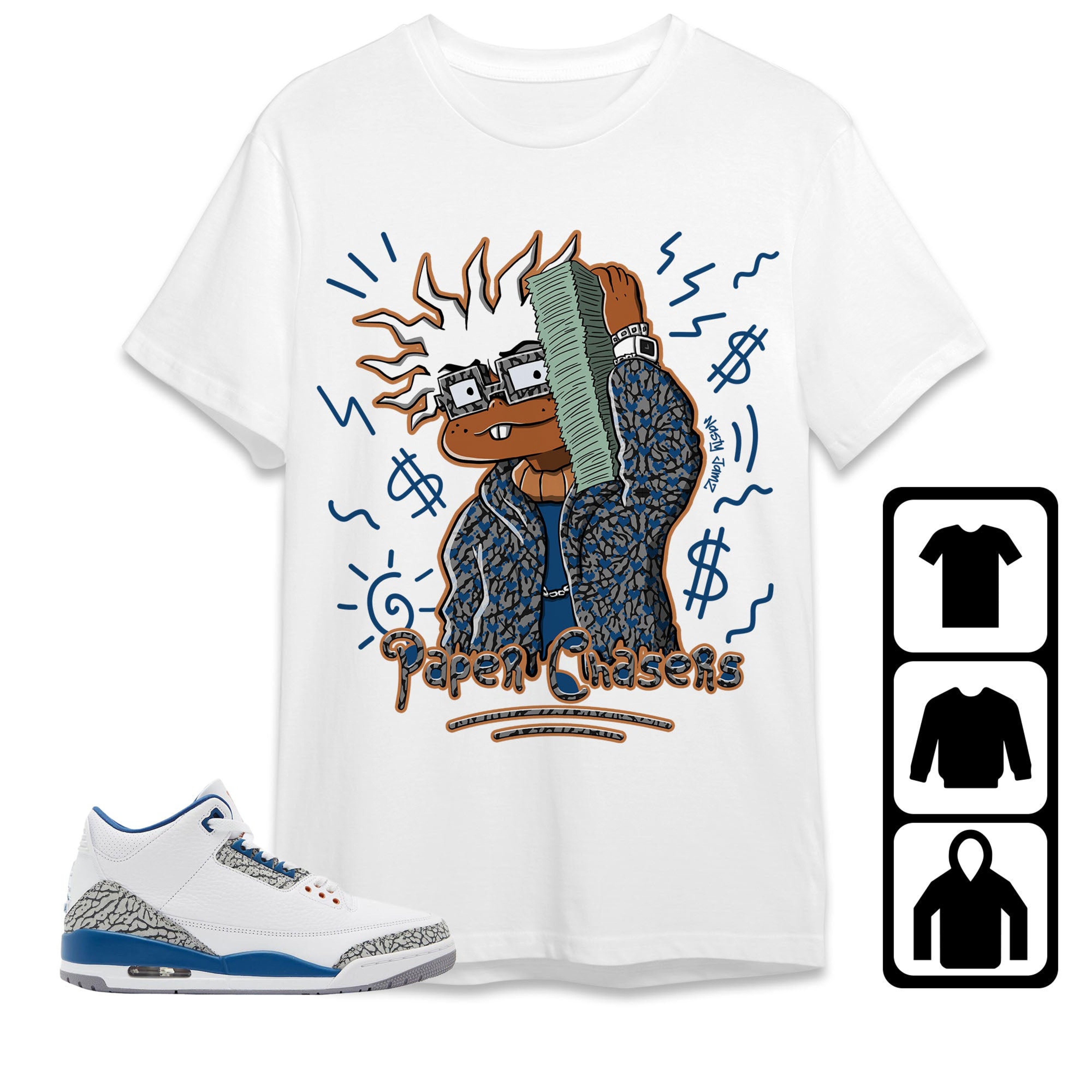 Jordan 3 Wizards Unisex Shirt Money, Shirt To Match Sneaker