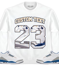 Jordan 3 Wizards Unisex Shirt Number 23 CM3 Custom Text, Shirt To Match Sneaker