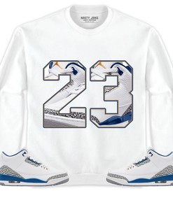 Jordan 3 Wizards Unisex Shirt Number 23 CM3, Shirt To Match Sneaker