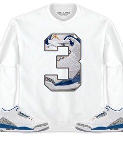 Jordan 3 Wizards Unisex Shirt Number 3 CM3, Shirt To Match Sneaker