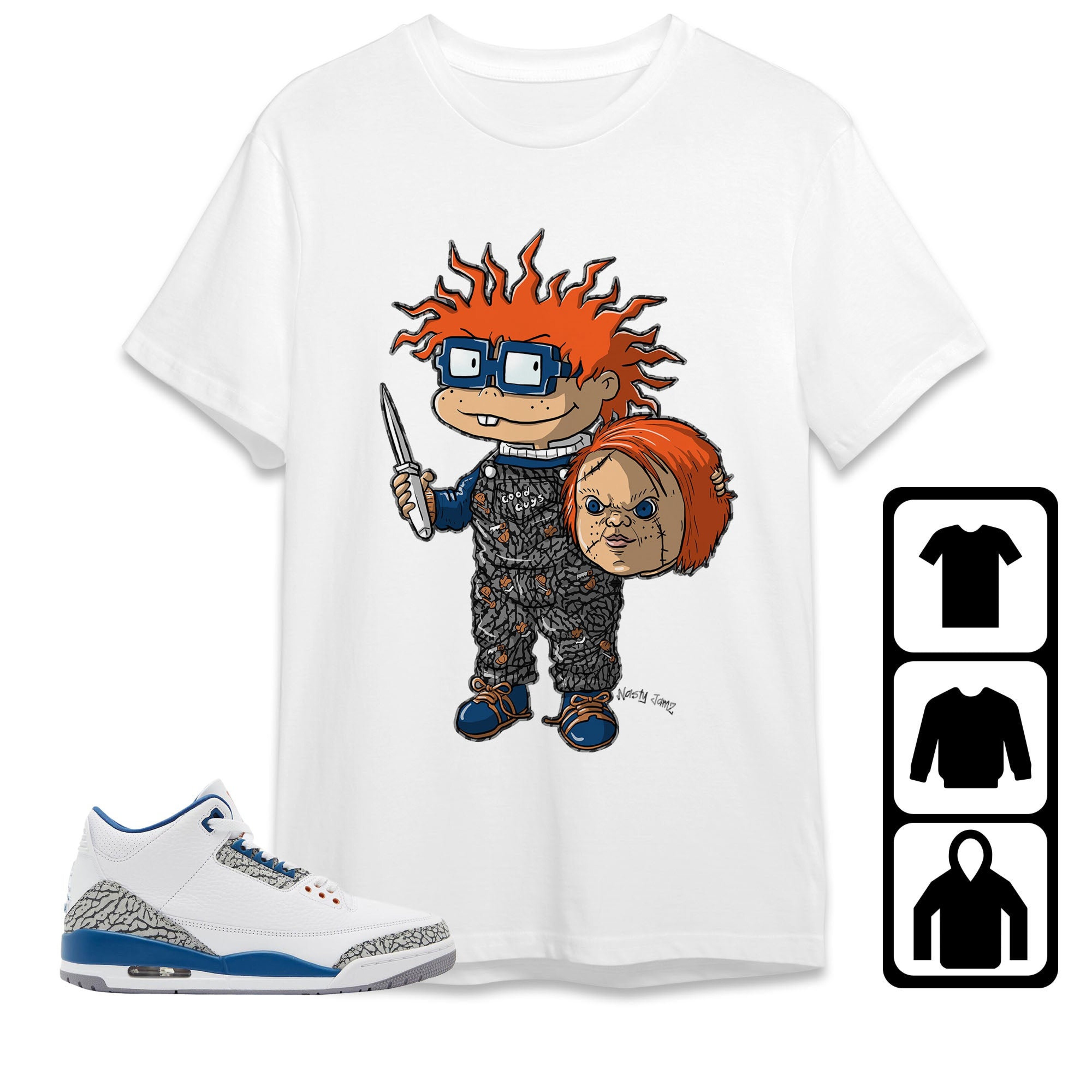 Jordan 3 Wizards Unisex Shirt, Shirt To Match Sneaker