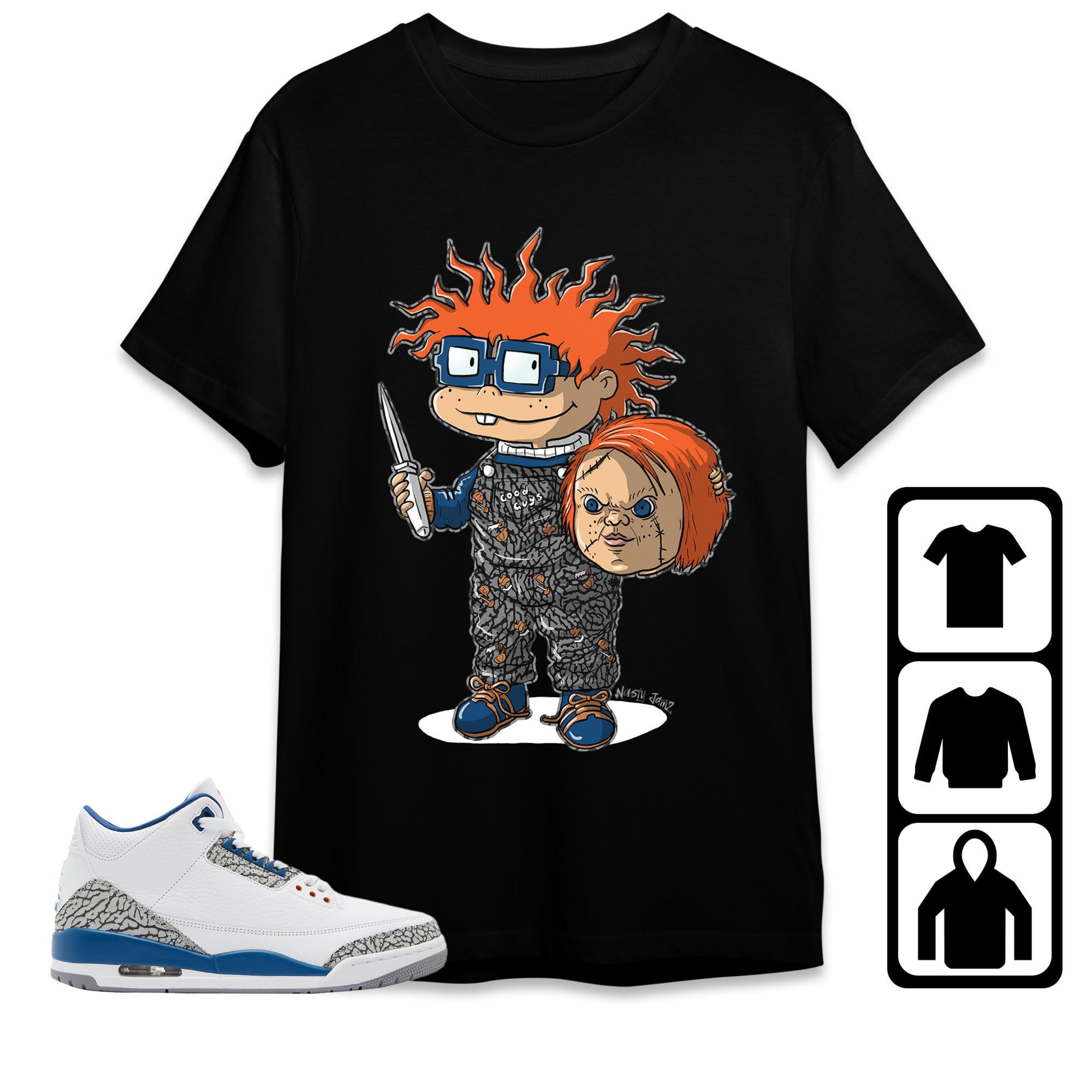 Jordan 3 Wizards Unisex Shirt, Shirt To Match Sneaker