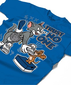Jordan 3 Wizards Unisex Shirt Trust No One Cat And Mouse Shirt Match Royal