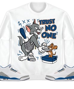 Jordan 3 Wizards Unisex Shirt Trust No One Cat And Mouse, Shirt To Match Sneaker
