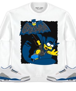 Jordan 3 Wizards Unisex Sweatshirt, Hoodie Shirts Bartman Simpson, Shirt To Match Sneaker