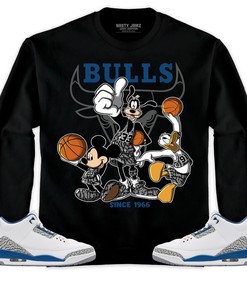 Jordan 3 Wizards Unisex Sweatshirt, Hoodie Shirts Disney Basketball, Shirt To Match Sneaker