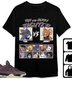 Jordan 4 A Ma Maniere Violet Ore Unisex T-Shirt, Sweatshirt, Hoodie, Cat And Mouse Fighter, Shirt To Match Sneaker