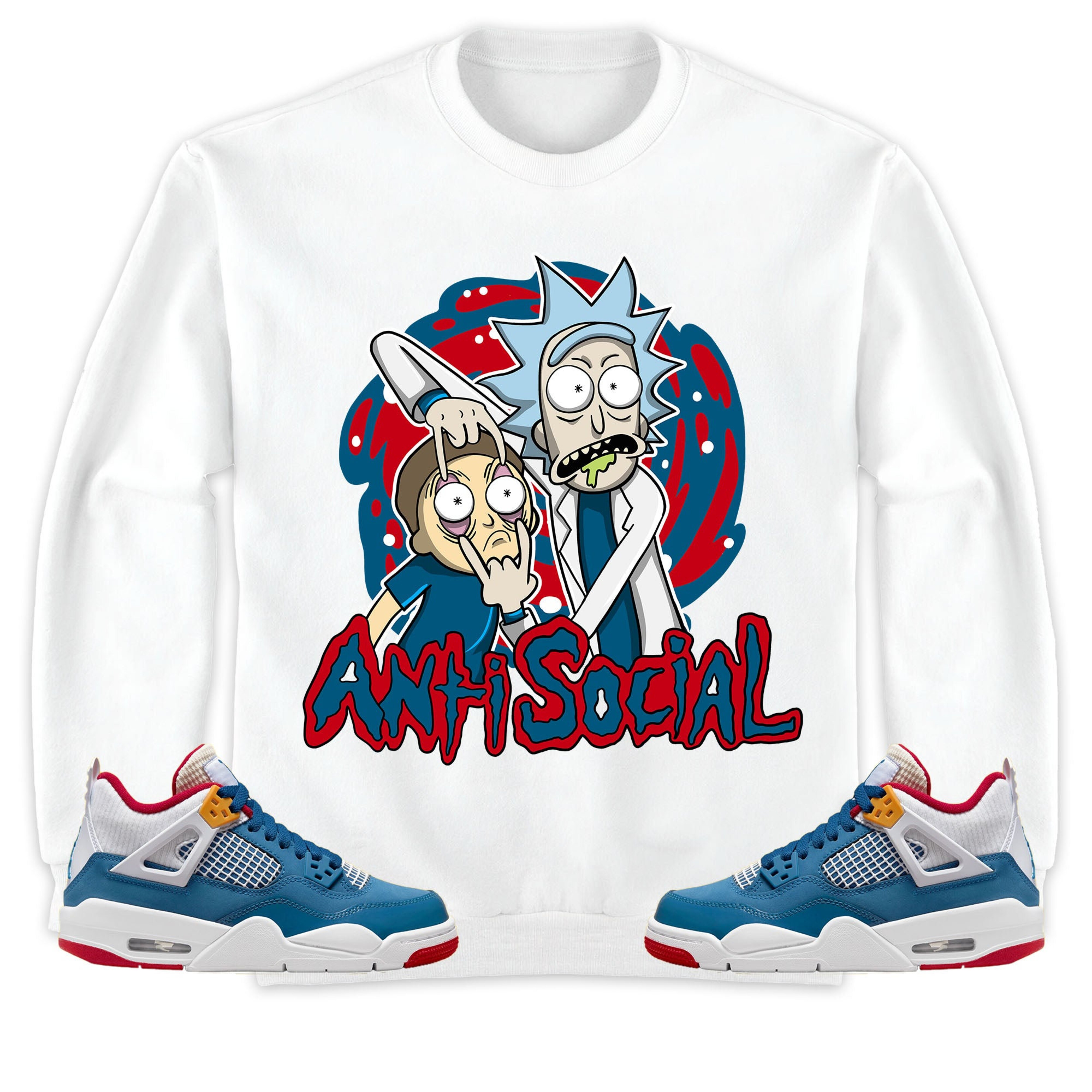 Jordan 4 Messy Room Unisex Shirt Rick Anti Social, Shirt To Match Sneaker