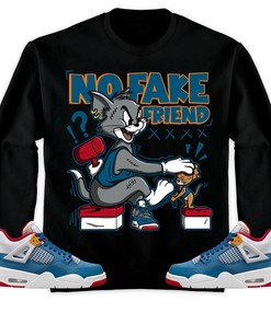Jordan 4 Messy Room Unisex Sweatshirt, Hoodie Fake Friend Cat And Mouse, Shirt To Match Sneaker