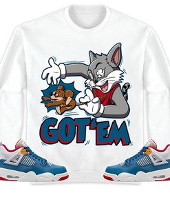 Jordan 4 Messy Room Unisex Sweatshirt, Hoodie Got Em Cat And Mouse, Shirt To Match Sneaker