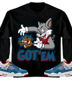 Jordan 4 Messy Room Unisex Sweatshirt, Hoodie Got Em Cat And Mouse, Shirt To Match Sneaker