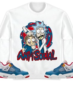 Jordan 4 Messy Room Unisex Sweatshirt, Hoodie Rick Anti Social, Shirt To Match Sneaker