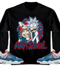Jordan 4 Messy Room Unisex Sweatshirt, Hoodie Rick Anti Social, Shirt To Match Sneaker