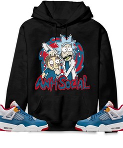 Jordan 4 Messy Room Unisex Sweatshirt, Hoodie Rick Anti Social, Shirt To Match Sneaker