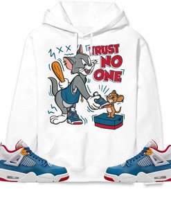 Jordan 4 Messy Room Unisex Sweatshirt, Hoodie Trust No One Cat And Mouse, Shirt To Match Sneaker