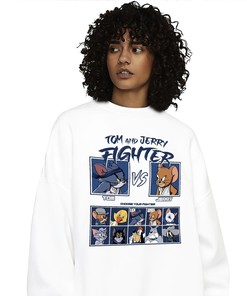 Jordan 4 Retro White Midnight Navy Unisex Sweatshirt, Hoodie, Cat And Mouse Fighter, Shirt To Match Sneaker