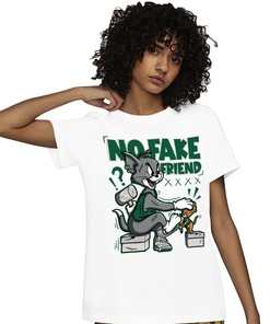Jordan 4 SB Pine Green Unisex Shirt Fake Friend Cat And Mouse, Shirt To Match Sneaker