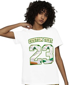 Jordan 4 SB Pine Green Unisex Shirt Number 23 CM4 Custom Text, Shirt To Match Sneaker