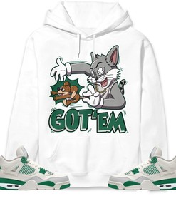 Jordan 4 SB Pine Green Unisex Sweatshirt, Hoodie Got Em Cat And Mouse, Shirt To Match Sneaker