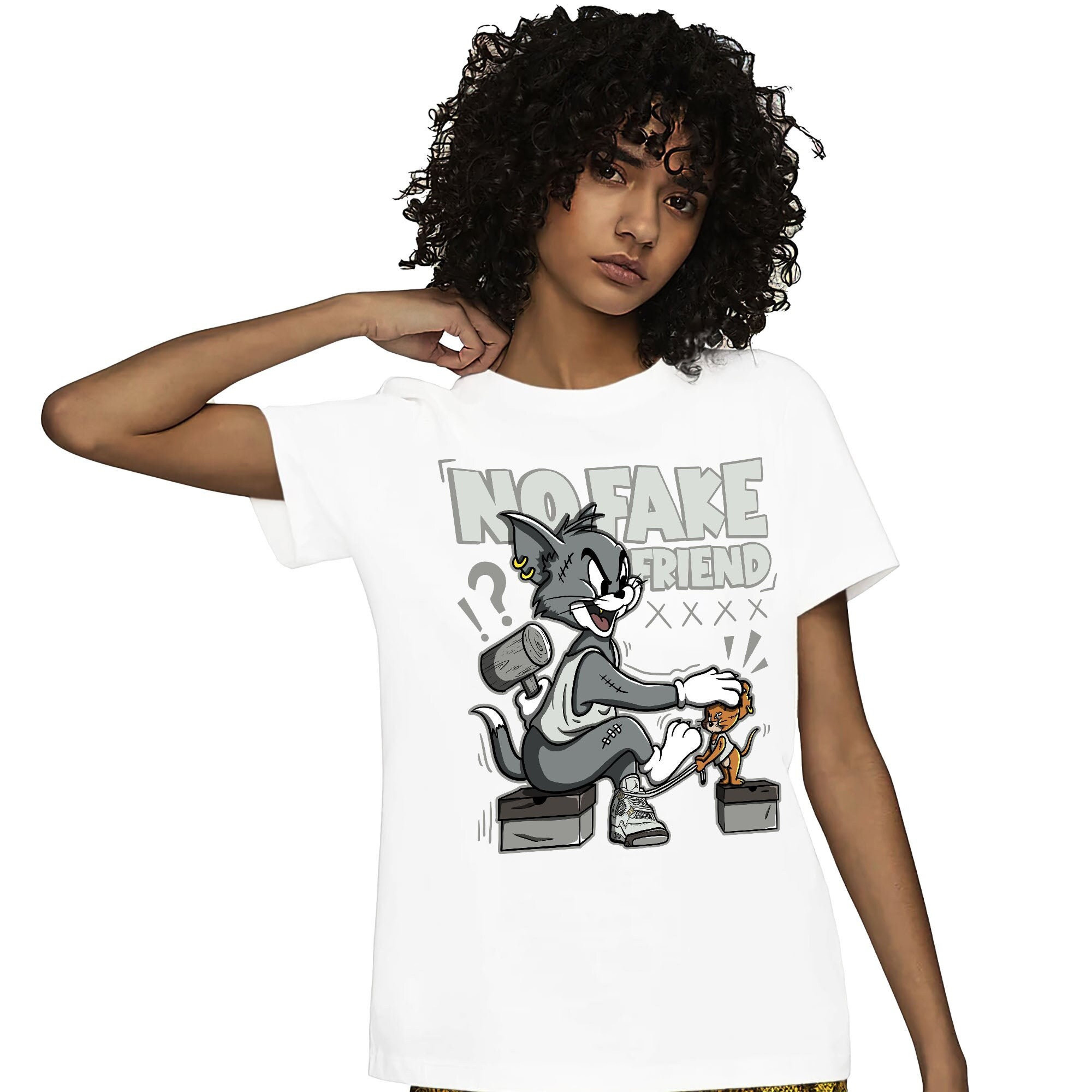Jordan 4 SE Craft Photon Dust Unisex Shirt Fake Friend Cat And Mouse, Shirt To Match Sneaker