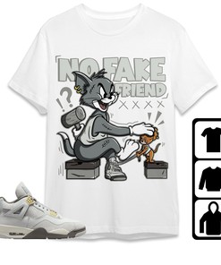 Jordan 4 SE Craft Photon Dust Unisex Shirt Fake Friend Cat And Mouse, Shirt To Match Sneaker