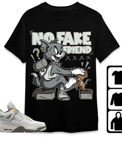 Jordan 4 SE Craft Photon Dust Unisex Shirt Fake Friend Cat And Mouse, Shirt To Match Sneaker