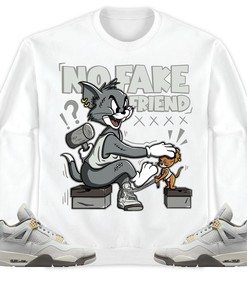 Jordan 4 SE Craft Photon Dust Unisex Shirt Fake Friend Cat And Mouse, Shirt To Match Sneaker