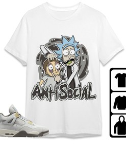 Jordan 4 SE Craft Photon Dust Unisex Shirt Rick Anti Social, Shirt To Match Sneaker