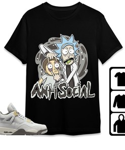 Jordan 4 SE Craft Photon Dust Unisex Shirt Rick Anti Social, Shirt To Match Sneaker