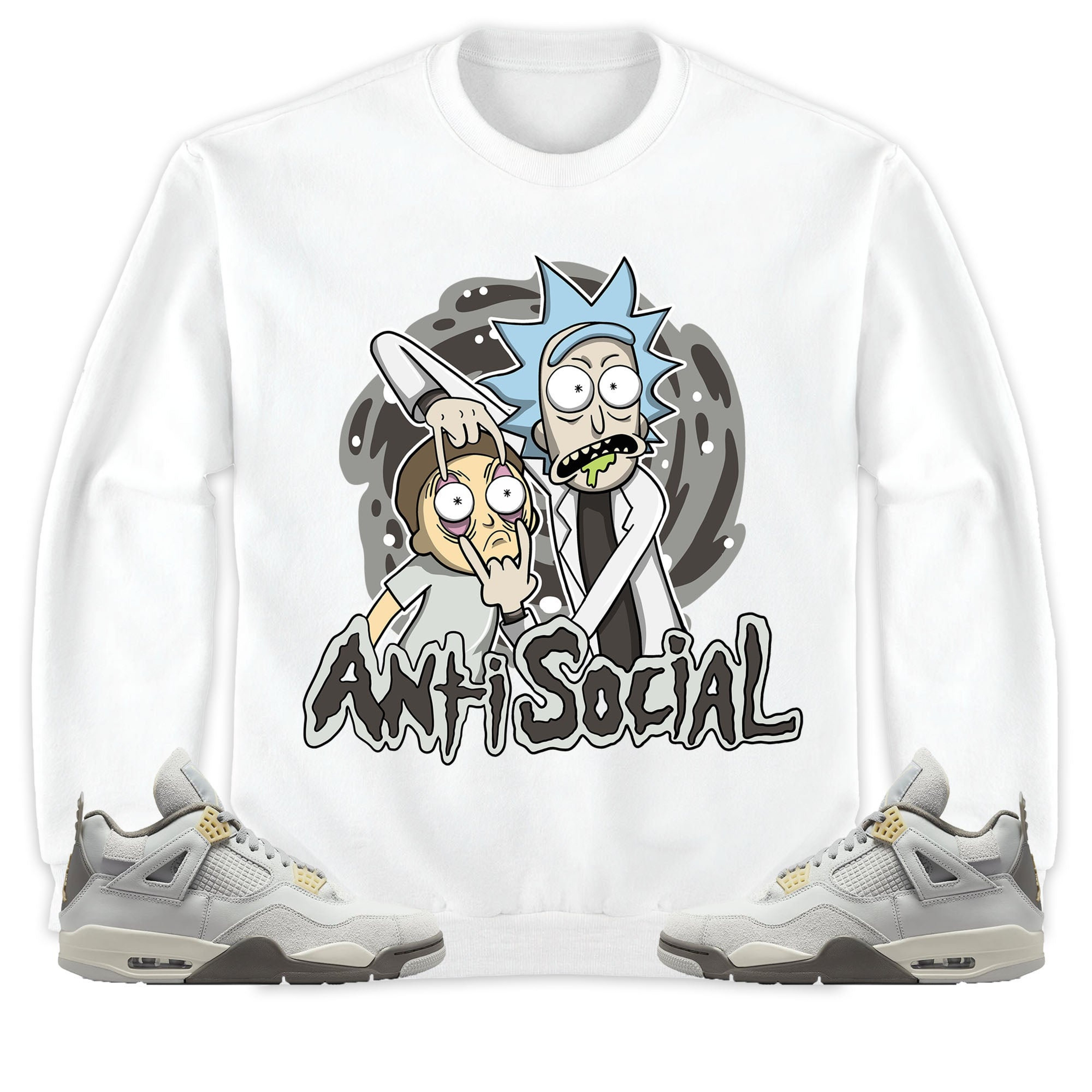 Jordan 4 SE Craft Photon Dust Unisex Shirt Rick Anti Social, Shirt To Match Sneaker
