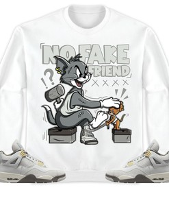Jordan 4 SE Craft Photon Dust Unisex Sweatshirt, Hoodie Fake Friend Cat And Mouse, Shirt To Match Sneaker